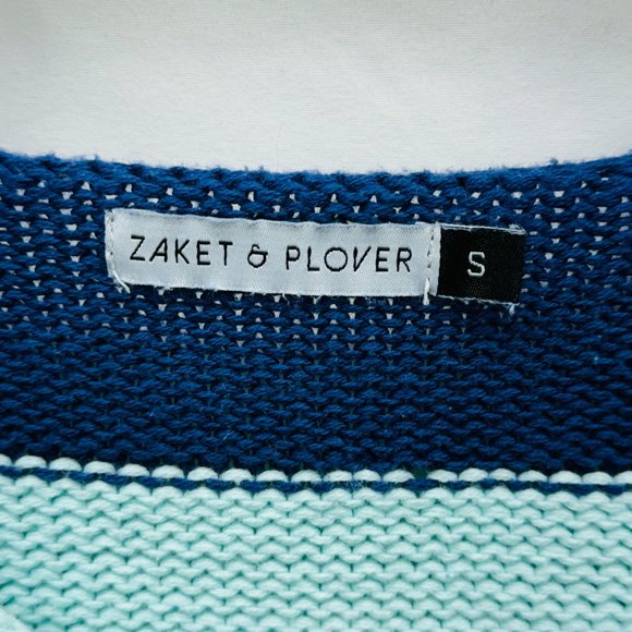 Zaket & Plover 100% Cotton Women’s V-Neck Sweater Multicolor - Size Small - Picture 6 of 8